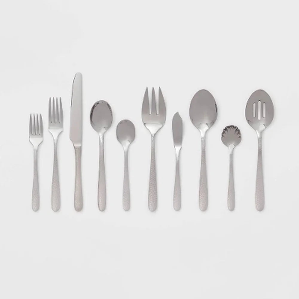 45pc Stainless Steel Silverware Set