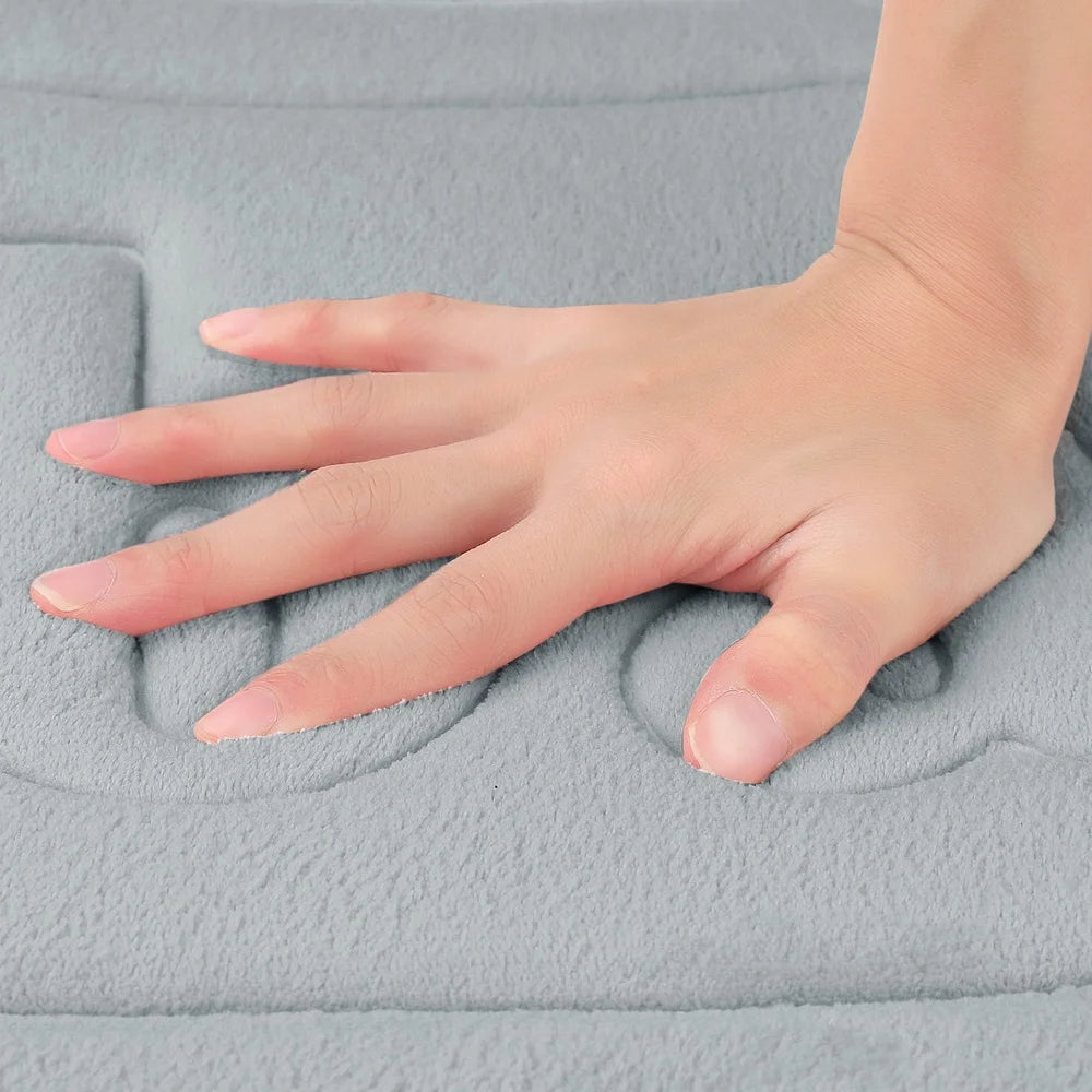 Memory Foam Absorbent Quick Dry Non Skid Bathroom Rug