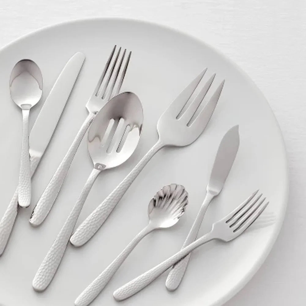 45pc Stainless Steel Silverware Set