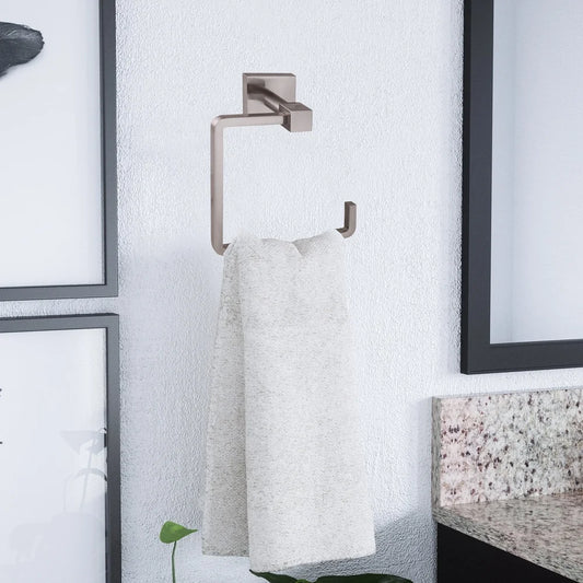 Square Design Modern Wall Mounted Towel Ring