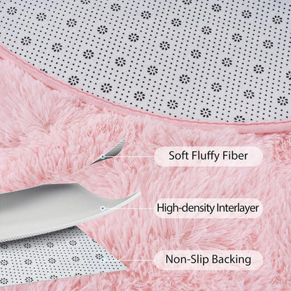 Oval Plush Ultra Soft Area Rugs