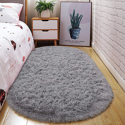 Oval Plush Ultra Soft Area Rugs