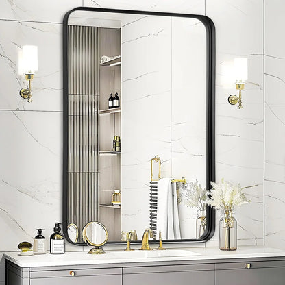 High Definition Wall Mounted Rectangular Bathroom Mirror