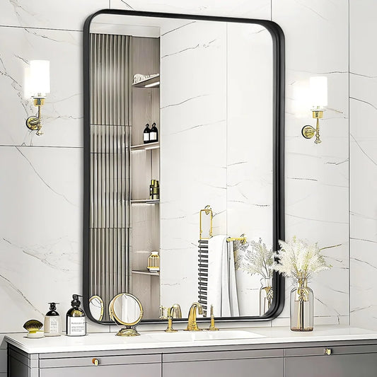 High Definition Wall Mounted Rectangular Bathroom Mirror