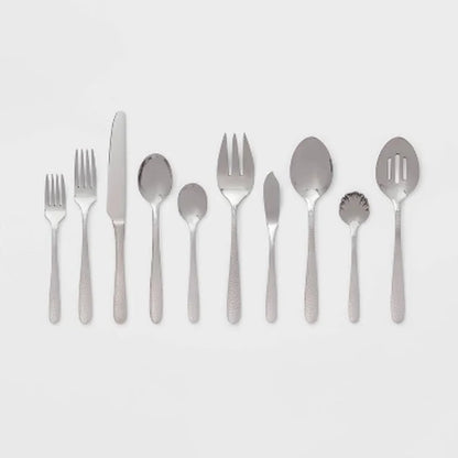 45pc Stainless Steel Silverware Set
