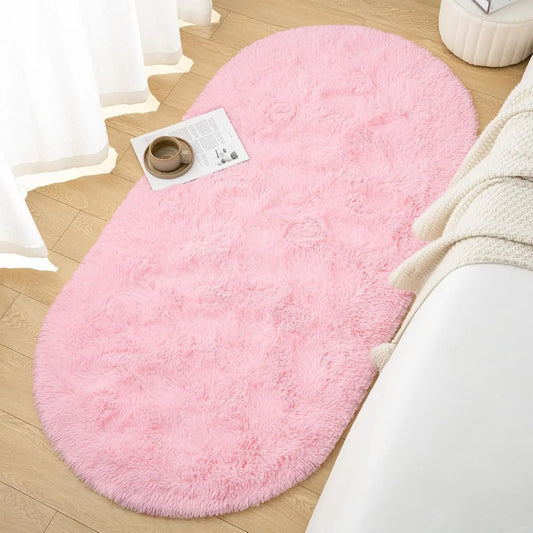 Oval Plush Ultra Soft Area Rugs