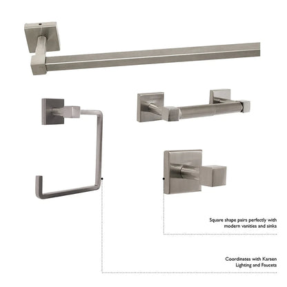 Square Design Modern Wall Mounted Towel Ring