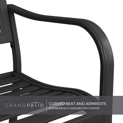 Grand Garden Bench with Anti-Rust Metal Powder Coated Frame