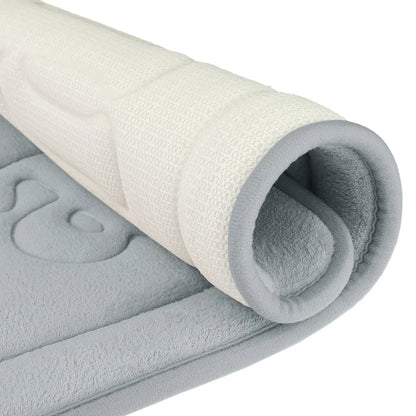 Memory Foam Absorbent Quick Dry Non Skid Bathroom Rug
