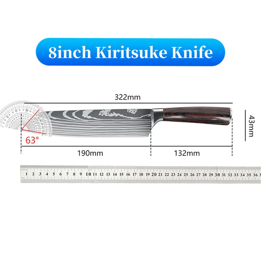 Ultra Sharp Japanese Stainless Steel Chef's Knife