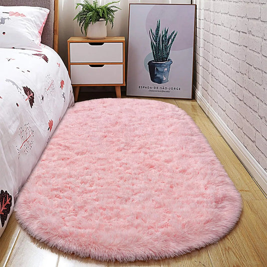 Oval Plush Ultra Soft Area Rugs