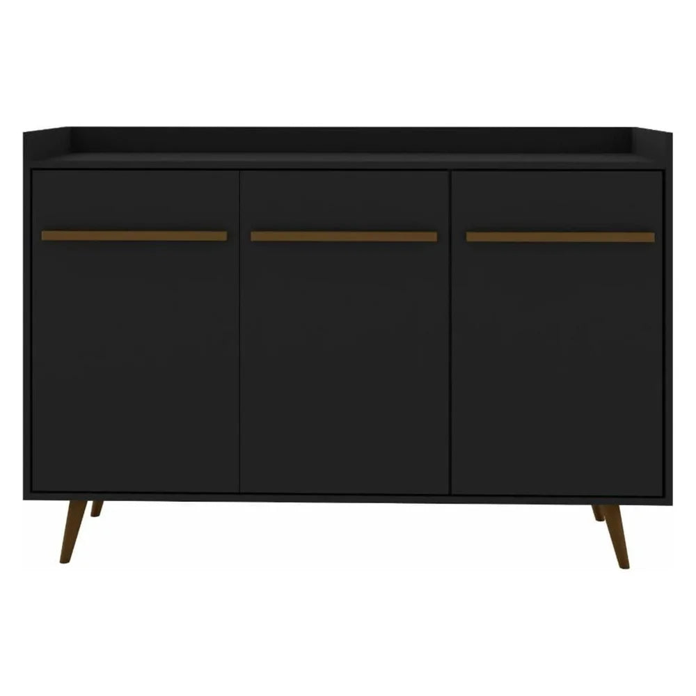 Buffet Sideboard with 4 Shelves Wood Cabinets