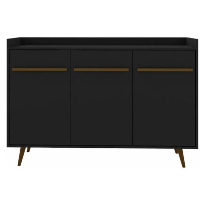 Buffet Sideboard with 4 Shelves Wood Cabinets