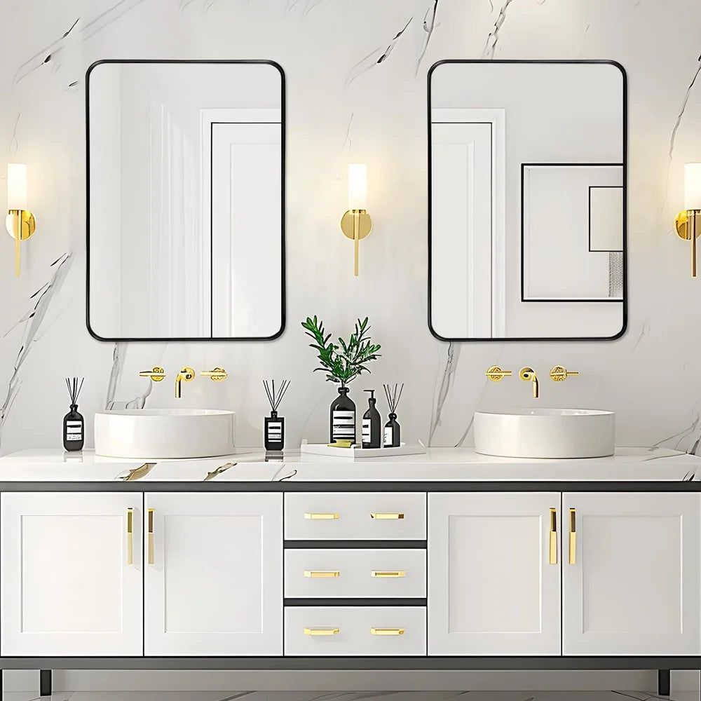 High Definition Wall Mounted Rectangular Bathroom Mirror